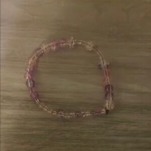 Sephora Purple and Pink Beaded Jewelry Bracelet
